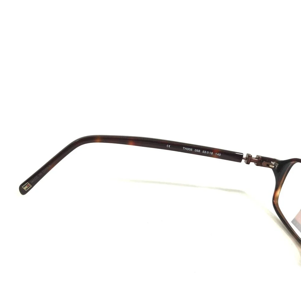 Tommy Hilfiger Eyeglasses Frames TH305 058 Tortoise Rectangular 53-18-140